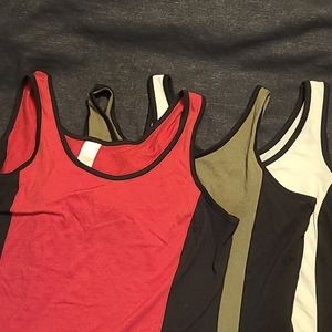 Color Blocked Tanks (set of 3)
